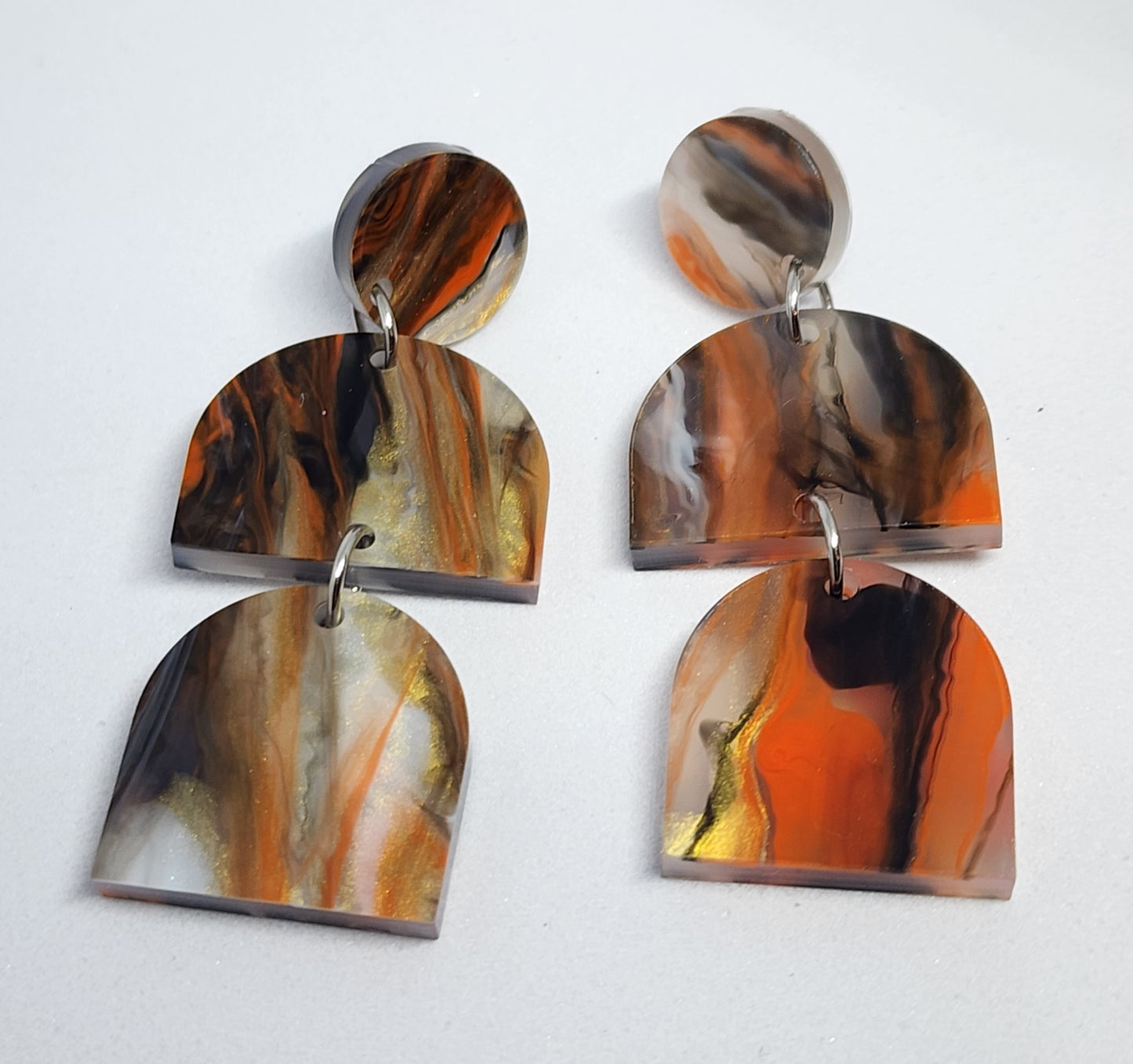 Stacked Arch Earrings