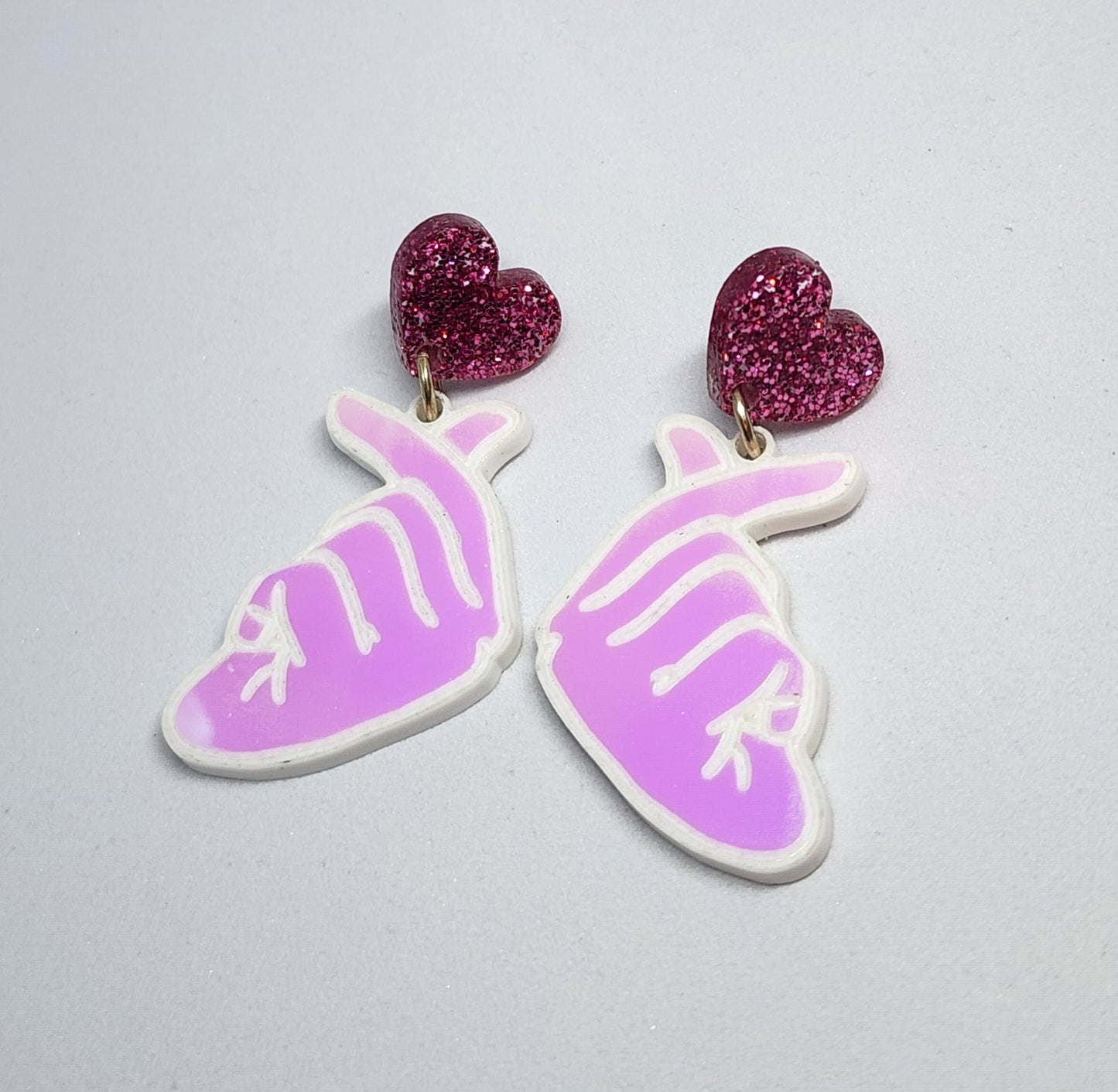 Hand Heart Earrings