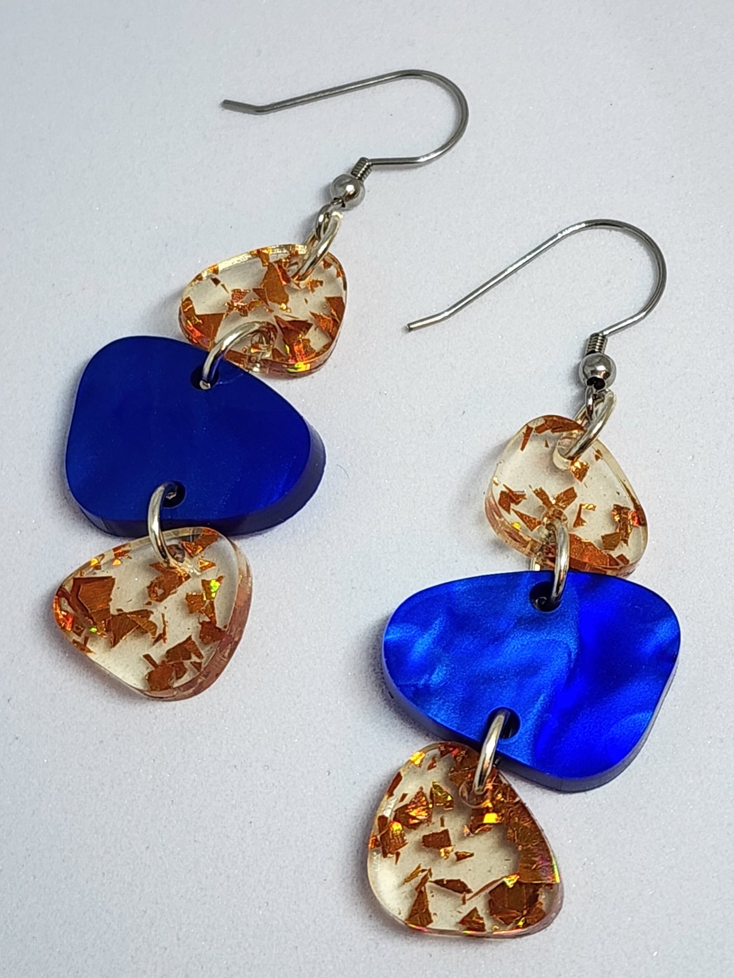 Stacked Stone Earrings