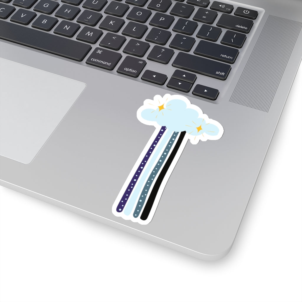 Asexual Rainbow Sticker