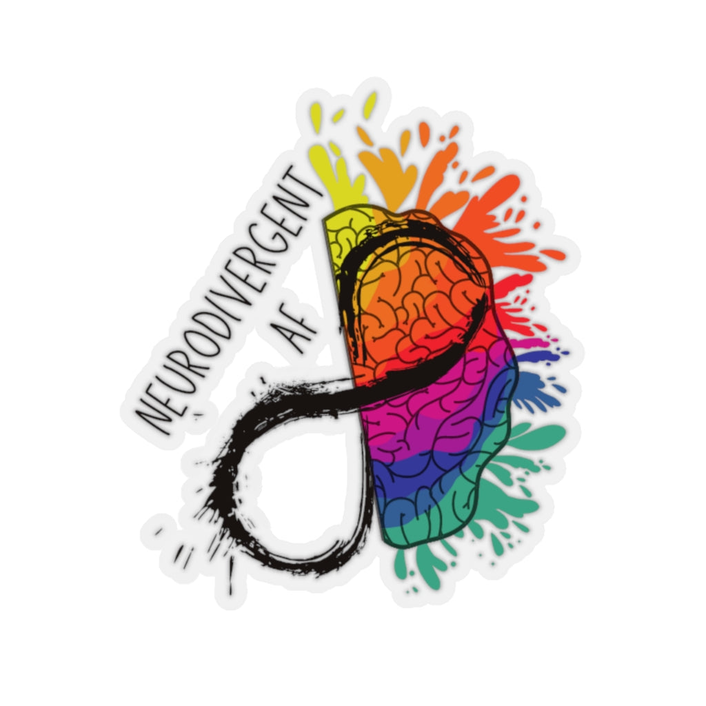Neurodivergent AF - Sticker