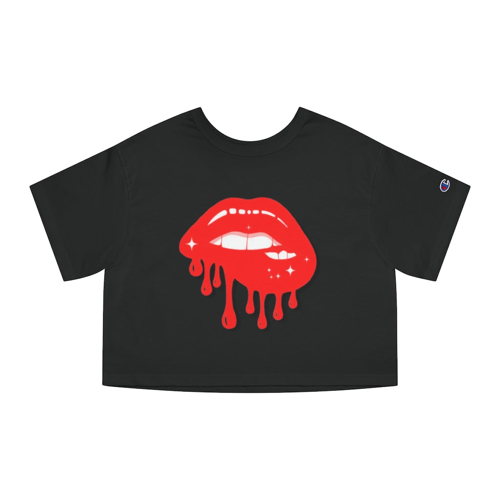 Champion Heritage Cropped T-Shirt - Dripping Lips