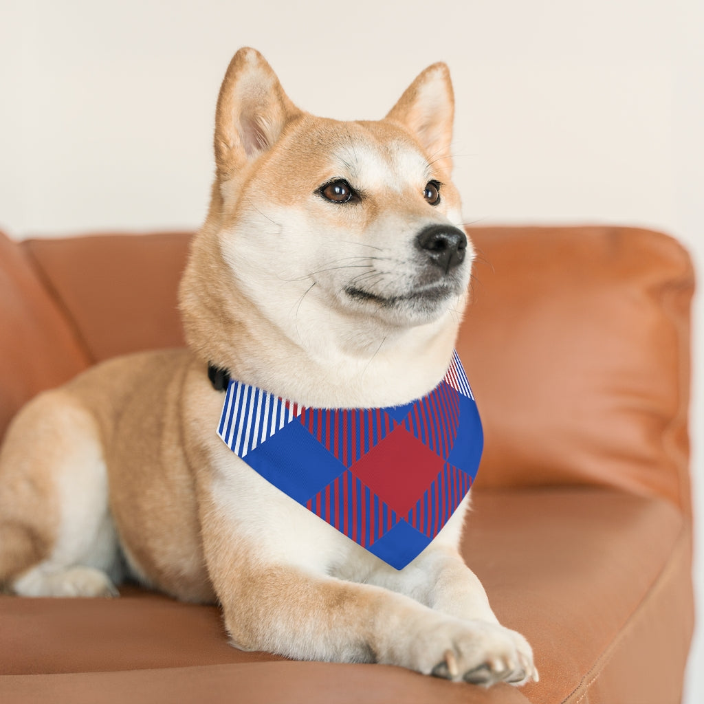 Plaid Bandana Collar