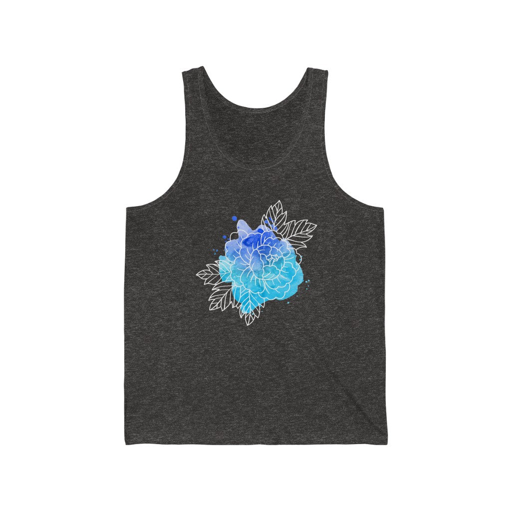 Watercolor Flower Tank
