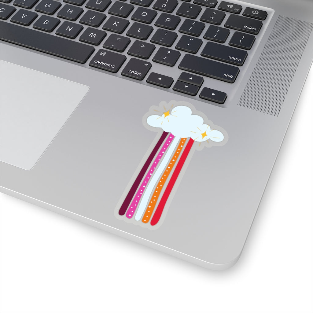 Lesbian Rainbow Sticker