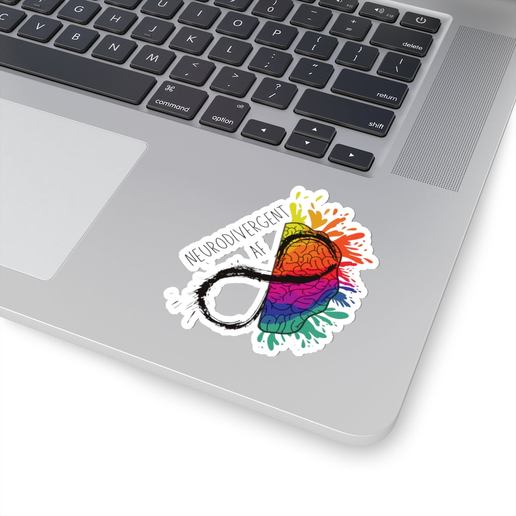 Neurodivergent AF - Sticker