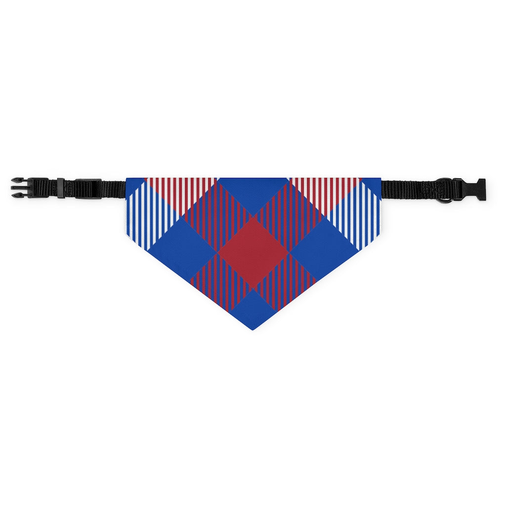 Plaid Bandana Collar