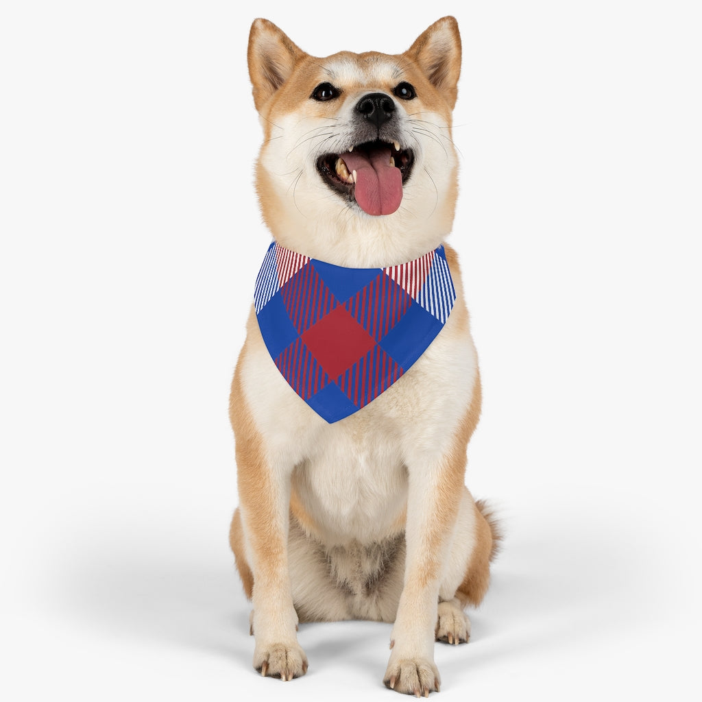 Plaid Bandana Collar