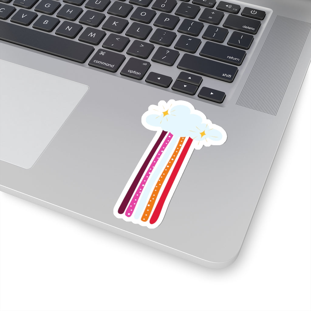 Lesbian Rainbow Sticker