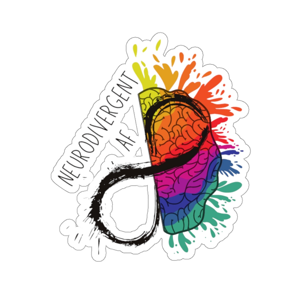 Neurodivergent AF - Sticker