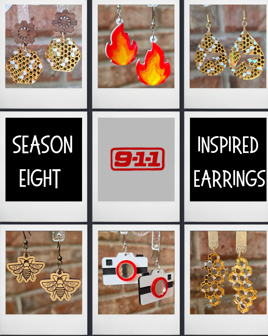 9-1-1 Season 8 Earrings