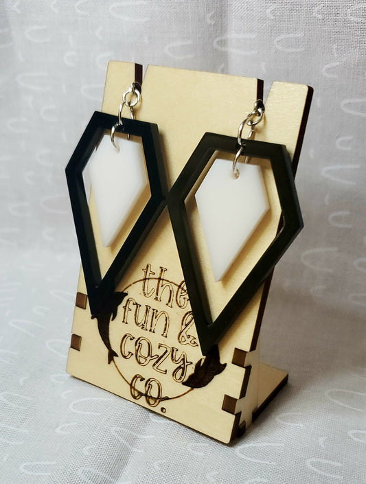 Suspended Diamond Earrings
