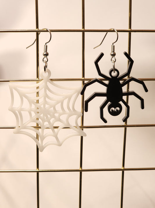 Web & Spider Earrings