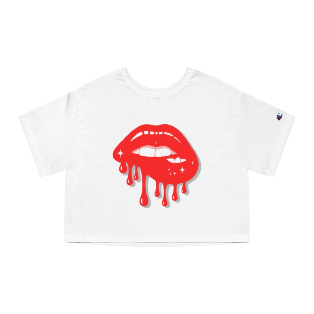 Champion Heritage Cropped T-Shirt - Dripping Lips